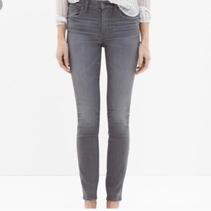 Madewell 9” high rise skinny skinny gray jean. 27